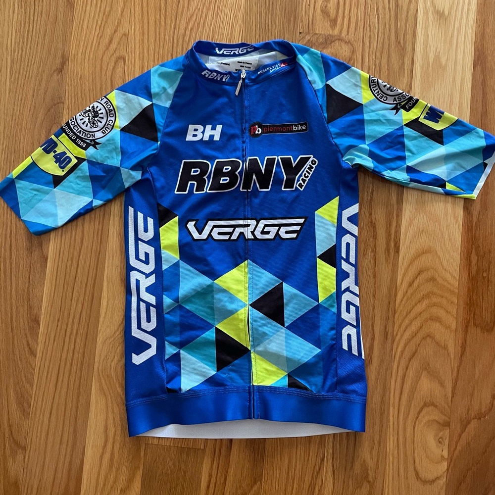 Verge Men RBNY Racing Cycling Jersey S GOOD